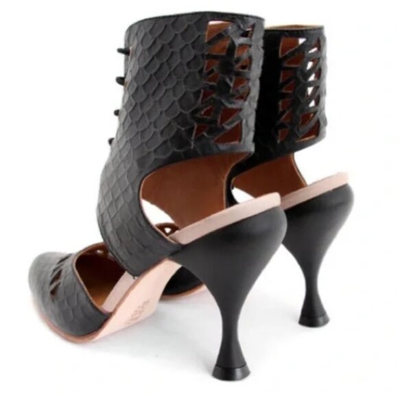 JOHN FLUEVOG Second Miracles Cascades Ankle Slingback Boots - Picture 2 of 6